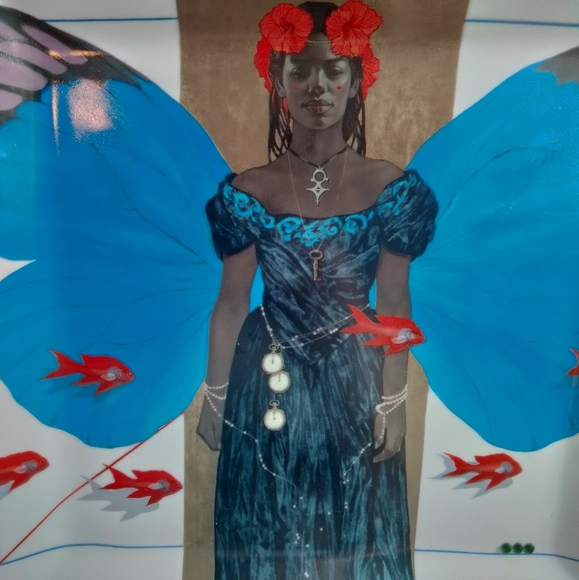 LAST ONE Jorge Severino Arte de Cafe 11" serving plate - Picture 2 of 10